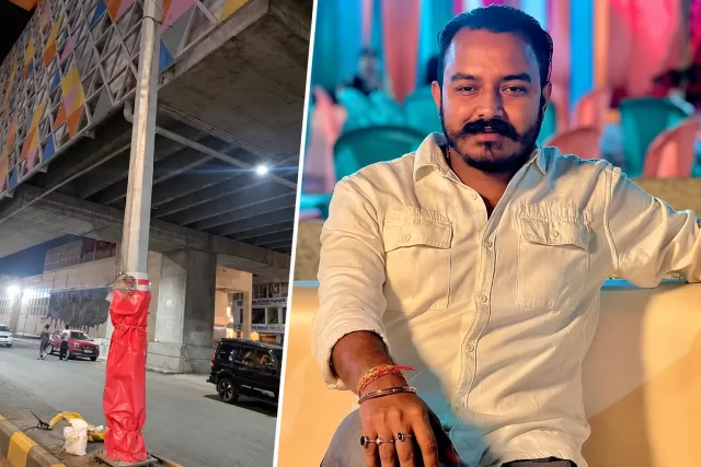डीबी मॉल के सामने स्ट्रीट लाइट पोल में करंट, युवा अधिवक्ता व भाजयुमो जिला महामंत्री दिव्यऋषि तिवारी की मौत; पत्नी भी आईं चपेट में