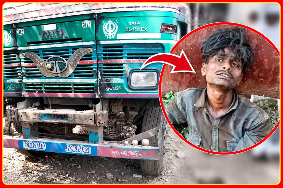 जबलपुर के ट्रांसपोर्ट नगर में ट्रकों से वायर चोरी करते युवक को व्यापारियों ने पकड़ा, साथी बाइक लेकर फरार