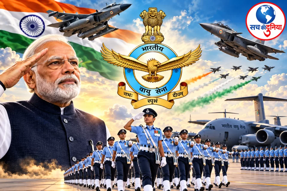 भारतीय वायुसेना के 94 साल: आसमान में शौर्य, तकनीक में आत्मनिर्भरता; पीएम मोदी ने वायु योद्धाओं को किया सलाम