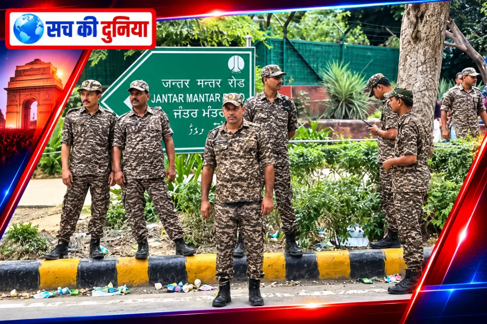 दिल्ली में जंतर-मंतर की जगह अब तीन नए प्रदर्शन स्थल निर्धारित, रामलीला मैदान, बुराड़ी और CBD ग्राउंड में हो सकेंगे धरने