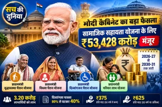 मोदी कैबिनेट का बड़ा फैसला: सामाजिक सहायता योजना के लिए ₹53,428 करोड़ मंजूर, दिव्यांग पेंशन बढ़ेगी