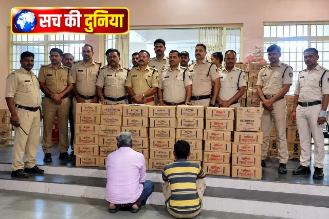 किराए के 3 मकानों में बना रखा था शराब का गोदाम, रांझी पुलिस ने जब्त की 101 पेटियां; 2 हिरासत में, मुख्य आरोपी की तलाश