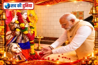 शारदीय नवरात्रि पर प्रधानमंत्री मोदी ने देशवासियों को दी शुभकामनाएं, मां शैलपुत्री को किया नमन; राजनाथ सिंह और जेपी नड्डा ने भी मांगी सुख-समृद्धि